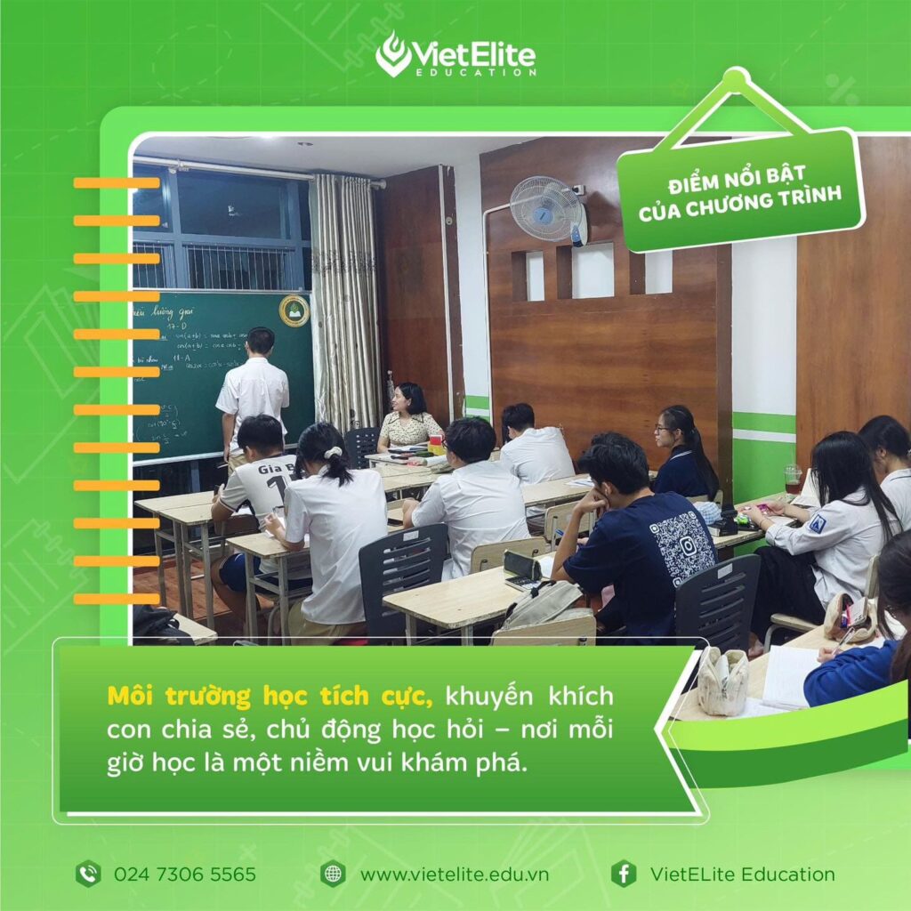 Môi trường học tích cực – khuyến khích con chủ động khám phá