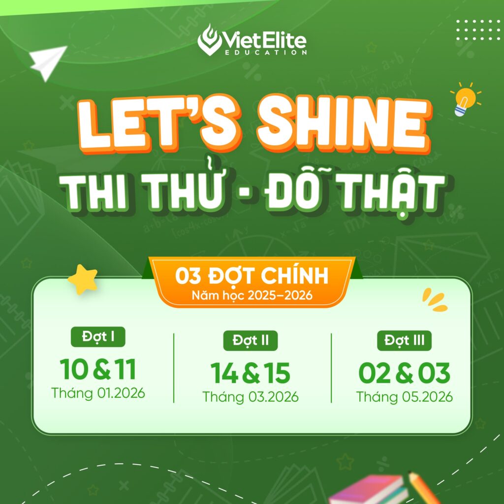 Let’s Shine 2026: Thi Thử Đỗ Thật