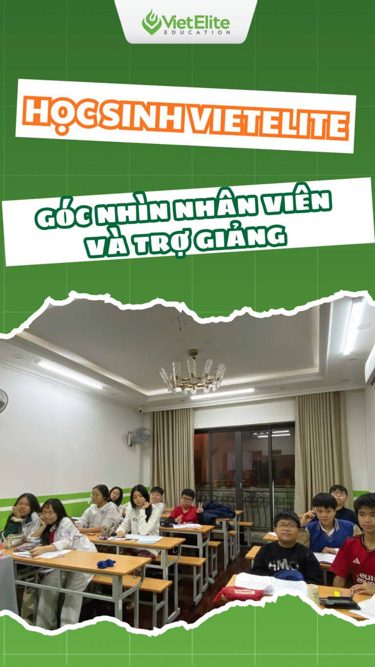 Tại VietElite Trong Mắt Đội Ngũ Nhân Viên Học Sinh Có Gì Đặc Biệt?