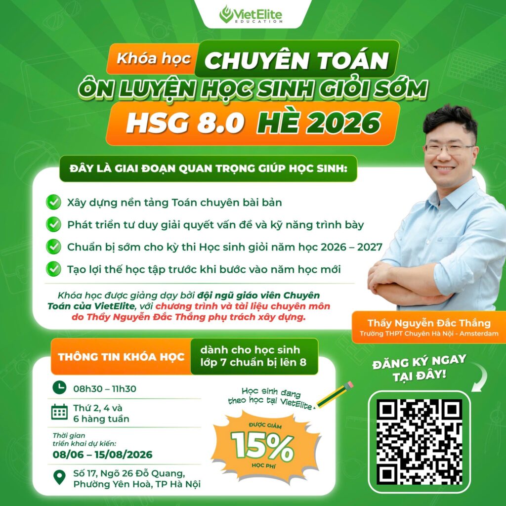 Toán chuyên HSG 8.0
