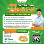 Ôn luyện Toán chuyên Học sinh giỏi cùng thầy Nguyễn Đắc Thắng